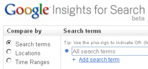 Google Insights for Search