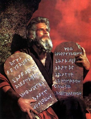 Moses tablets of stone