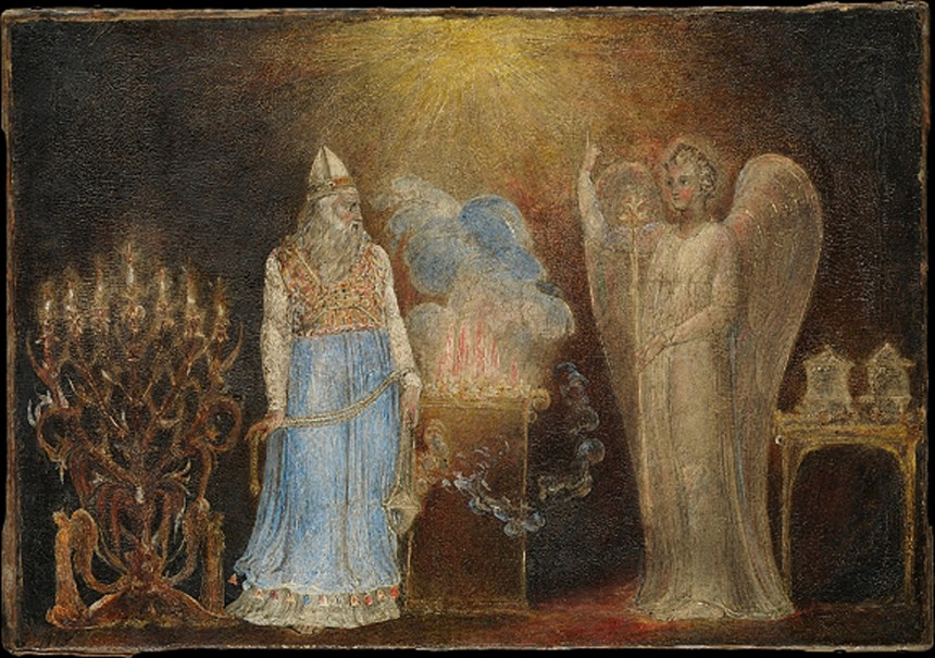 Angel speaks to Zachariah Luke 1