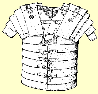 Roman soldier breastplate