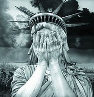 Statue of Liberty Crying