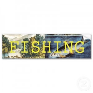 fishing sticker