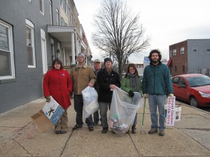 neighborhood trash pickup