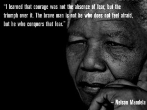 Courage Nelson Mandela