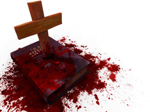 bloody Jesus bible