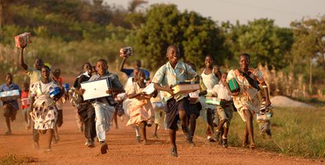 operation Christmas Child shoe boxes