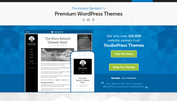 Best WordPress Theme by StudioPress