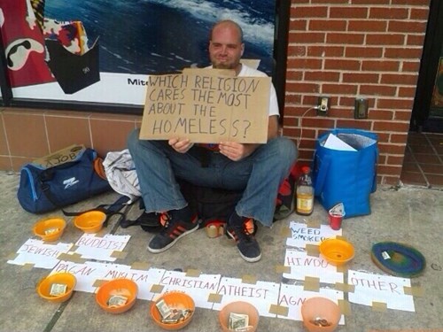 religion homeless