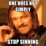 How do I stop sinning?