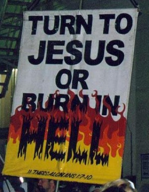 burn in hell