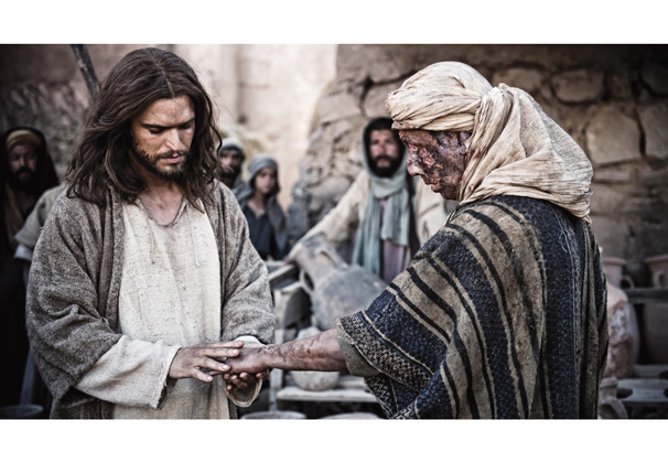 Jesus heals the Leper in Luke 5