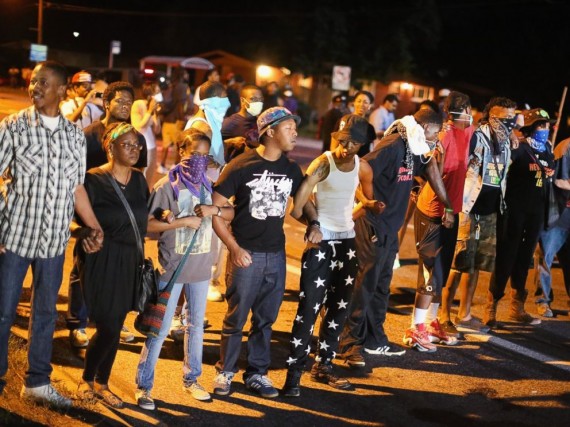 Jesus in Ferguson Protests