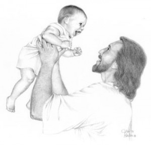 Jesus with baby