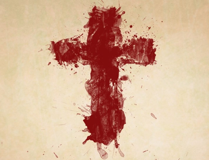 Jesus On Cross Blood