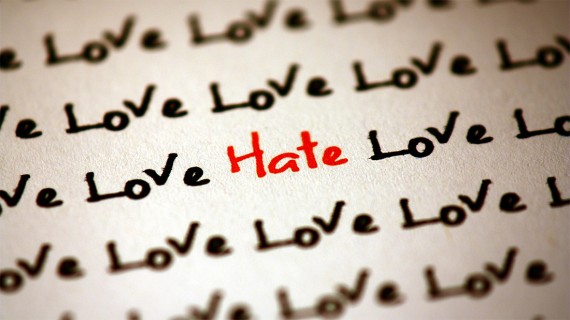 love vs hate