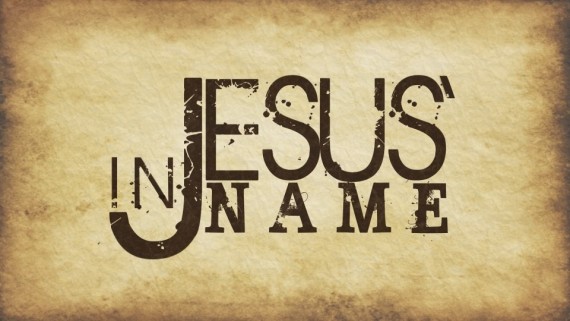 In Jesus name