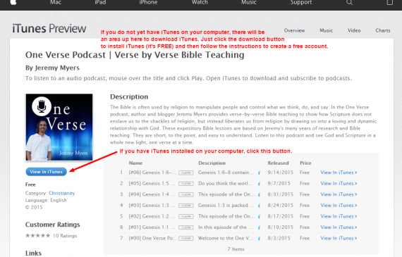 1 One Verse Podcast Verse by Verse Bible Teaching by Jeremy Myers on iTunes