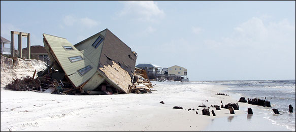 house on the sand