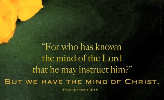 1 Corinthians 2:16 mind of christ