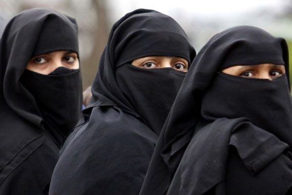 Muslim burka