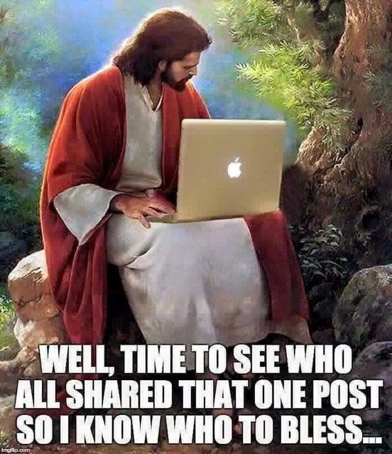 bless Jesus on Facebook