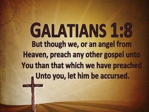 Galatians 1:8-9