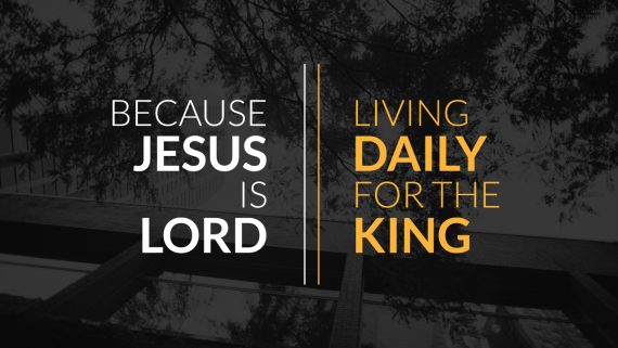 Jesus is King for life