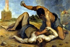 Cain kills Abel