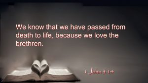 meaning of 1 John 3:14