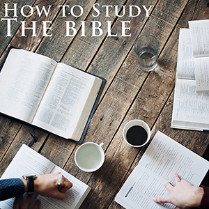 How to study the Bible