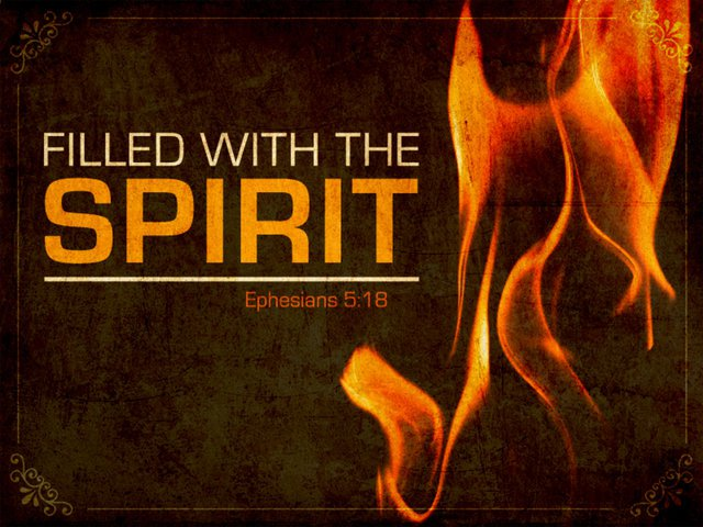 Ephesians 5:18 filled with the Holy Spirit