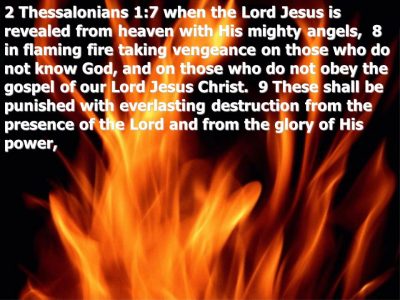 Does 2 Thessalonians 1:8-9 teach about hell?